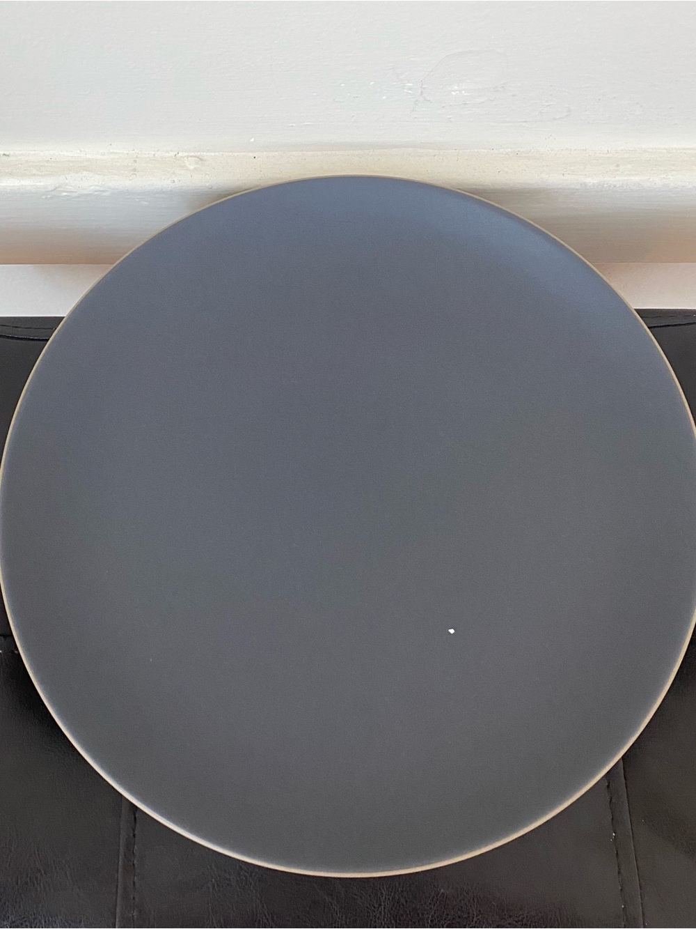 $58 Brand New Heath Ceramics Slate Indigo Grey Coupe Dinner Plate 11'' Diameter
